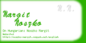 margit noszko business card